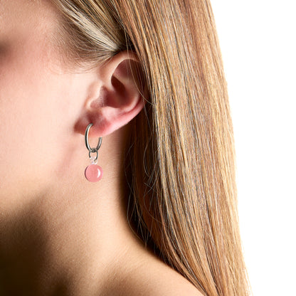 Pink Geo Earrings