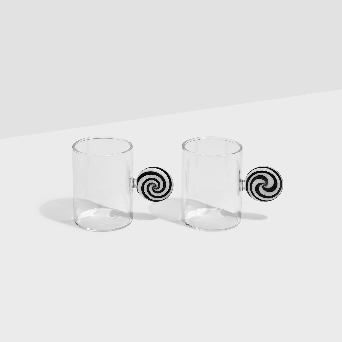 TWO X SWIRL ESPRESSO CUPS