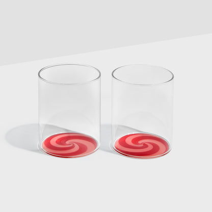 TWO X SWIRL TUMBLERS