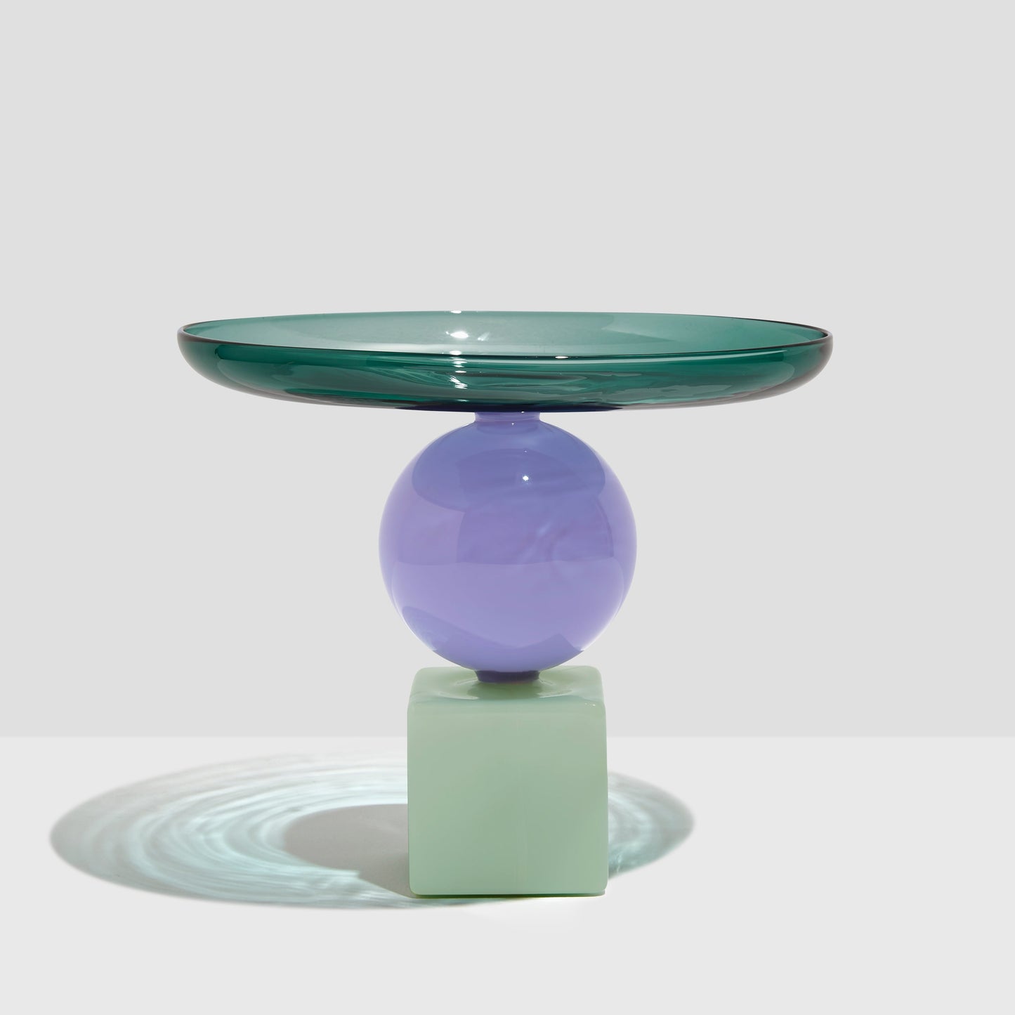 GEO CAKE STAND - TEAL - Fazeek Dining Diningware