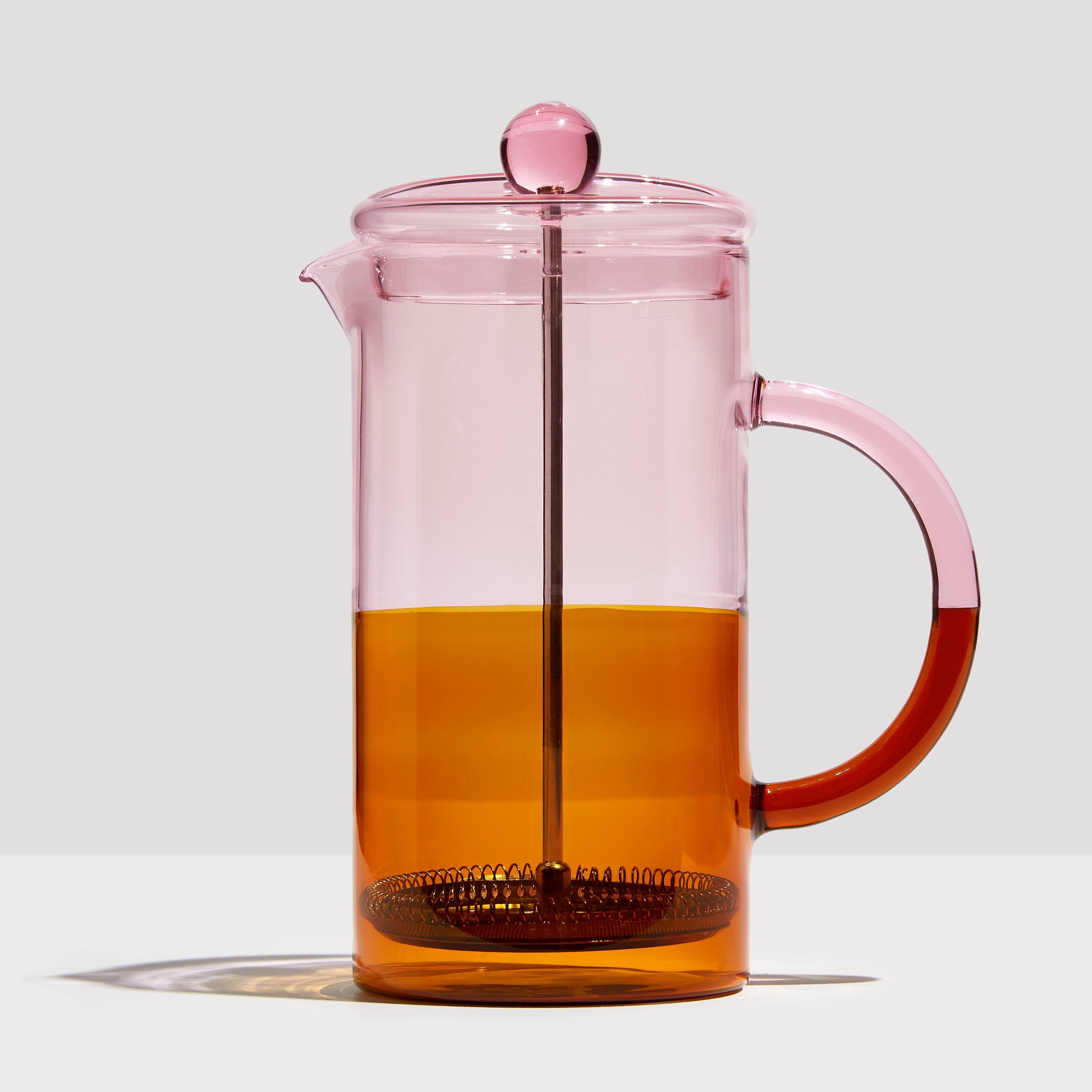 PINK + AMBER | FAZEEK | TWO TONE COFFEE PLUNGER