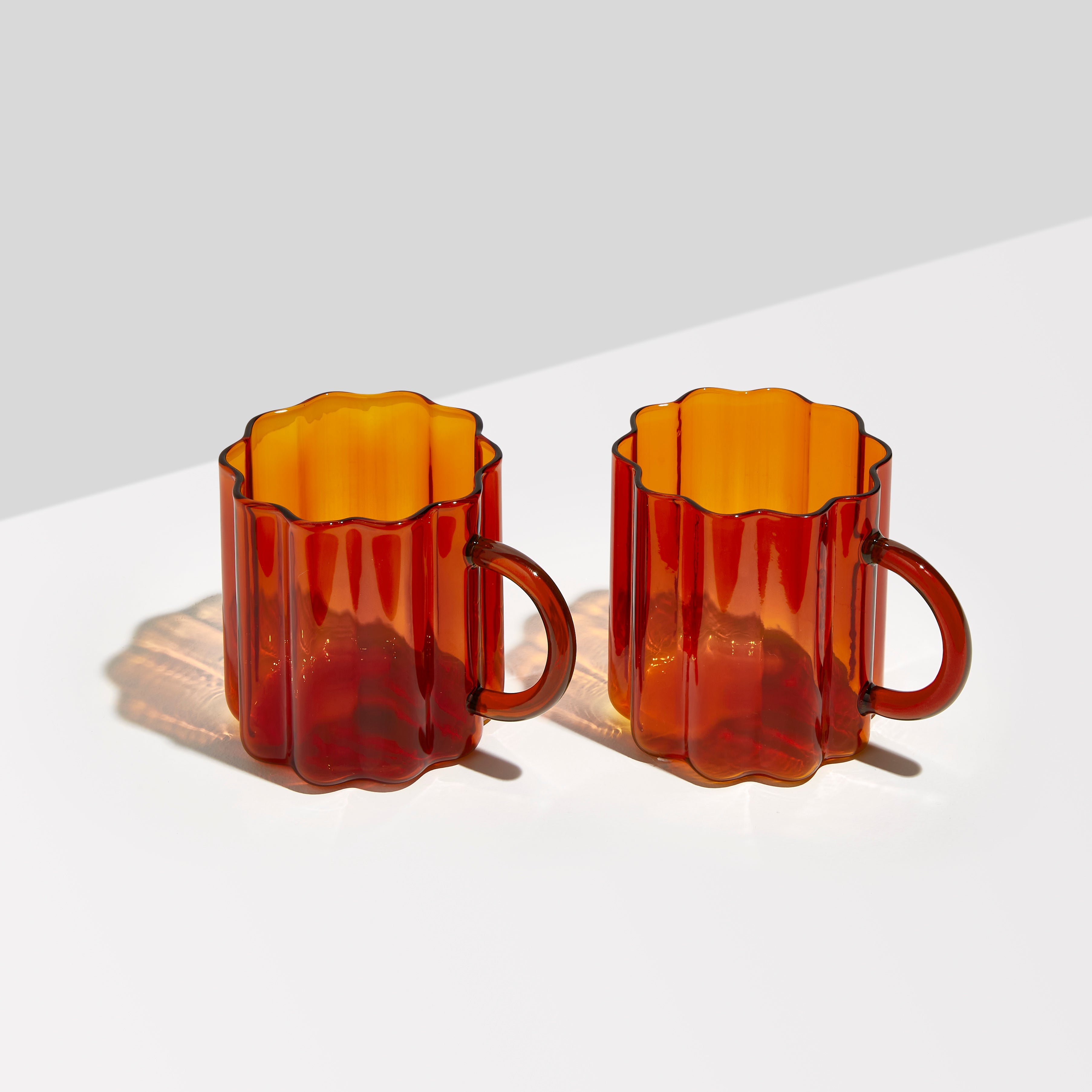 AMBER | FAZEEK | TWO SET WAVE MUGS